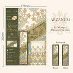 Secret Garden · Botanical Tapestry — Vintage Illustrated B5 Notebook (40 sheets)