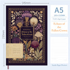 Gilded Garden · Vintage Gold-Edged Hardcover Notebook (A5 | 96 sheets)