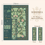 Secret Garden · Botanical Tapestry — Vintage Illustrated B5 Notebook (40 sheets)