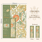 Secret Garden · Botanical Tapestry — Vintage Illustrated B5 Notebook (40 sheets)