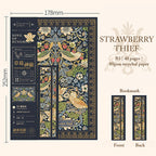 Secret Garden · Botanical Tapestry — Vintage Illustrated B5 Notebook (40 sheets)
