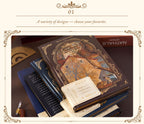 Gilded Garden · Vintage Gold-Edged Hardcover Notebook (A5 | 96 sheets)