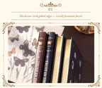 Gilded Garden · Vintage Gold-Edged Hardcover Notebook (A5 | 96 sheets)