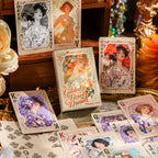 Gilded Flower Dream · Floral Crown Muse — Vintage Illustrated Playing Cards · Poker