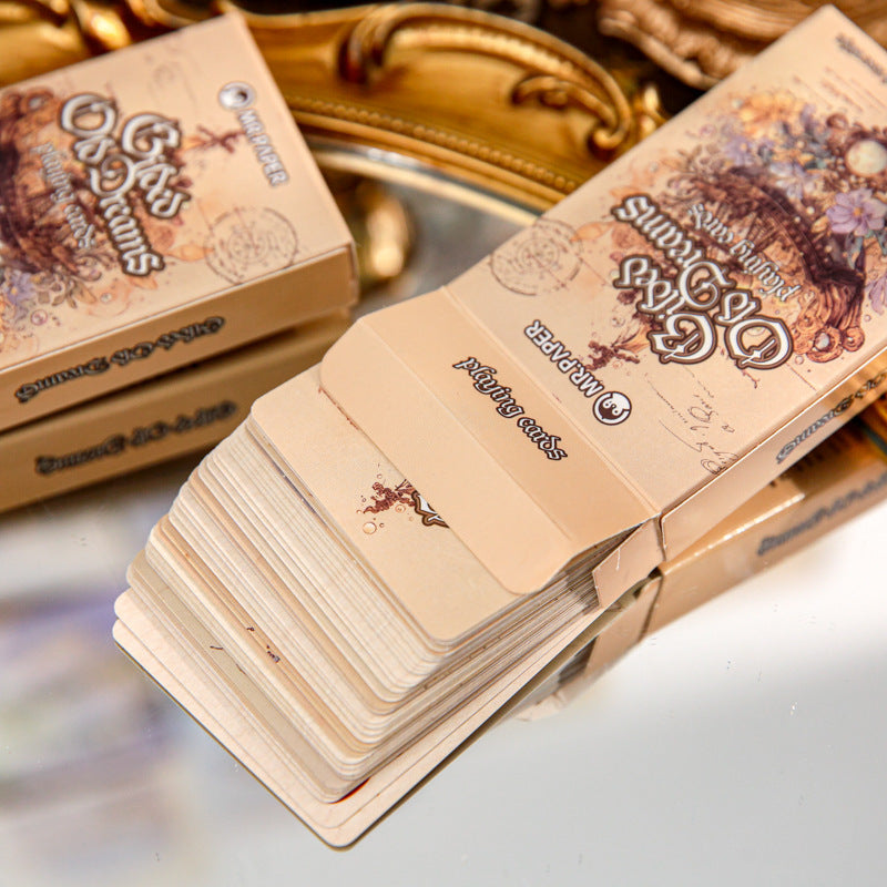 Gilded Old Dreams · Floral Letters — Vintage Illustrated Playing Cards · Poker