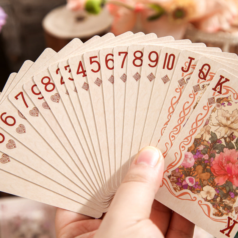 Secret Garden · Butterfly & Floral Frame — Vintage Illustrated Playing Cards · Poker