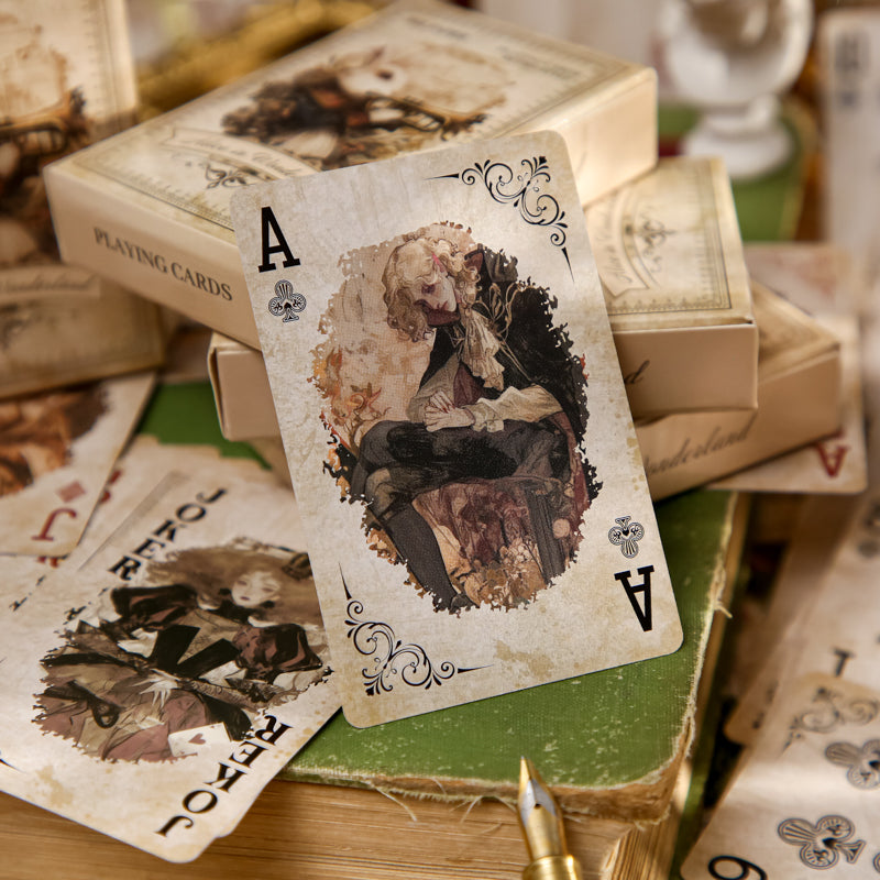 Alice in Wonderland — Vintage Illustrated Playing Cards · Poker