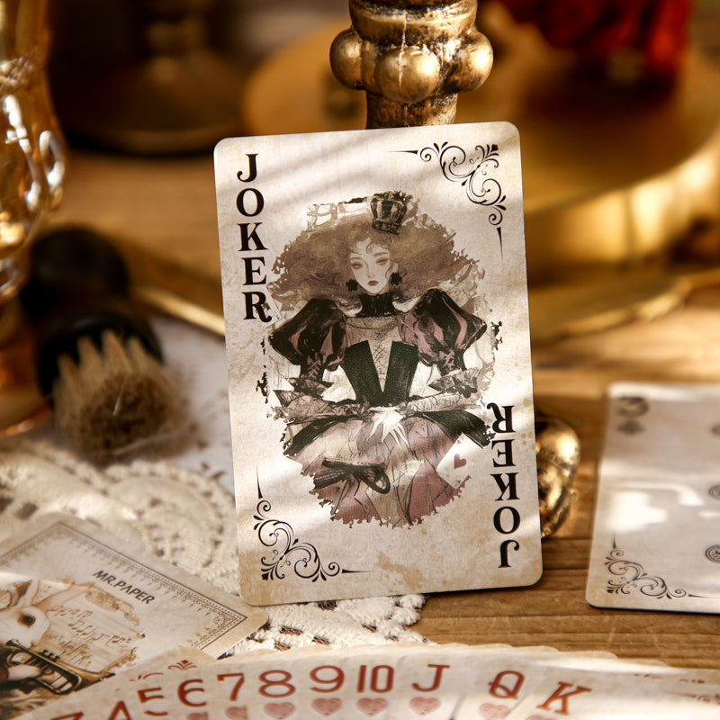 Alice in Wonderland — Vintage Illustrated Playing Cards · Poker