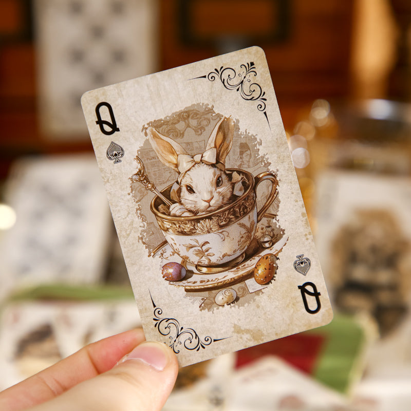 Alice in Wonderland — Vintage Illustrated Playing Cards · Poker