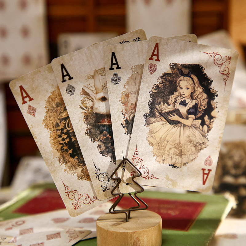 Alice in Wonderland — Vintage Illustrated Playing Cards · Poker
