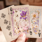 Secret Garden · Butterfly & Floral Frame — Vintage Illustrated Playing Cards · Poker