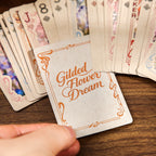 Gilded Flower Dream · Floral Crown Muse — Vintage Illustrated Playing Cards · Poker
