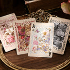 Secret Garden · Butterfly & Floral Frame — Vintage Illustrated Playing Cards · Poker