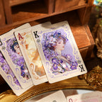 Gilded Flower Dream · Floral Crown Muse — Vintage Illustrated Playing Cards · Poker