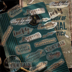 “Twilight Gilding” Vintage Gold-Foil PET Sticker Pack