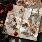 “Twilight Gilding” Vintage Gold-Foil PET Sticker Pack
