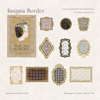 “Twilight Gilding” Vintage Gold-Foil PET Sticker Pack