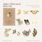 “Twilight Gilding” Vintage Gold-Foil PET Sticker Pack